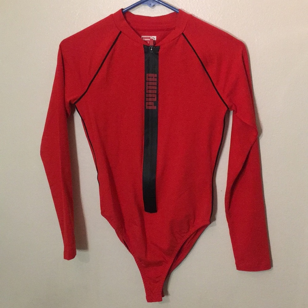 Red Puma Women’s Bodysuit